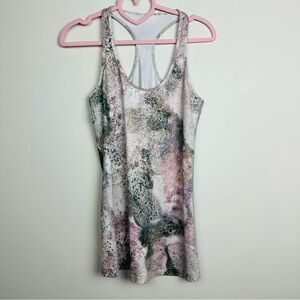 lululemon athletica cool racerback sugar crush Luon light Multicolor Tank Top